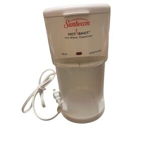 Sunbeam Hot Shot Water Dispenser Model 3211 16 oz Capacity Heats in 90 Seconds